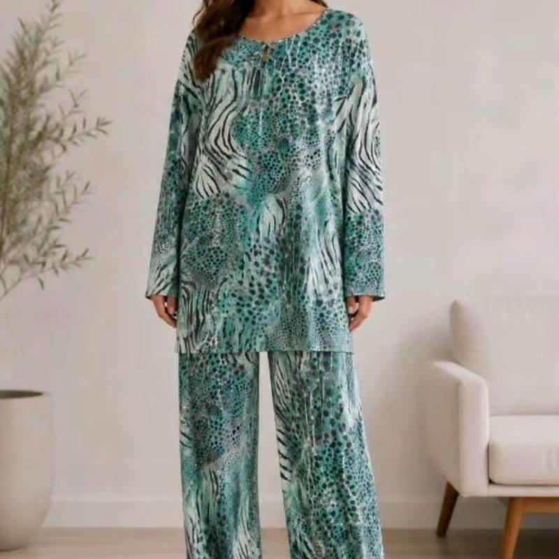 May Modesty V NECK TIE BOW SUMMER slinky PRINTED CO ORD FOR ALL LADIES SIZE (8–24)