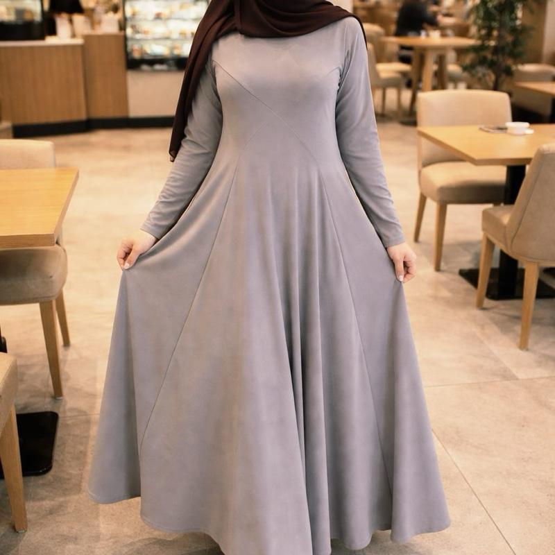 Our gorgeous soft jersey flowy umbrella abaya with pockets in all beautiful colours size(50–58).