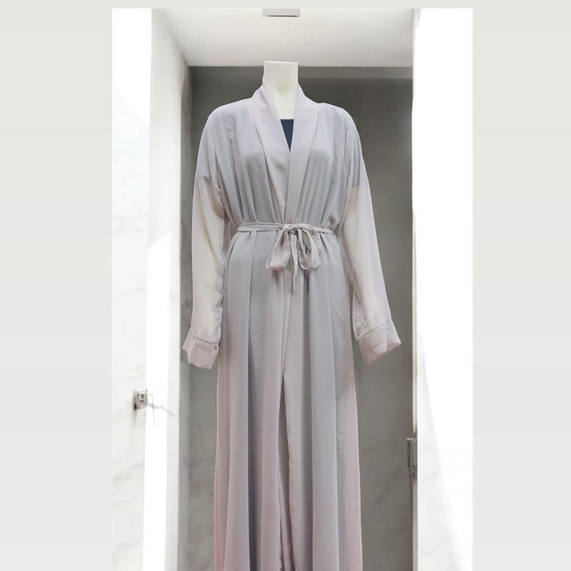 May modesty chiffon open abaya with belt only open/outer abaya you will get perfect for summer (50—58) available