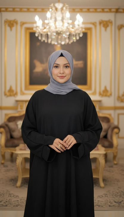 Winter Loose Style Free Abaya