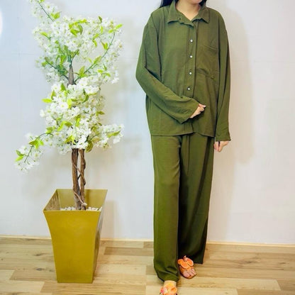 May Modesty 2pcs Soft Crepe Coord Set for summer Women -free  UK Size (8-16)