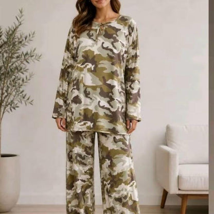 May Modesty  V NECK TIE BOW SUMMER  slinky PRINTED CO ORD FOR ALL LADIES SIZE (8–24)