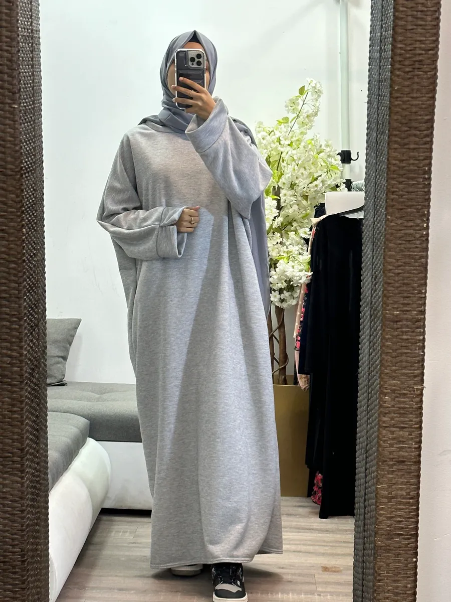 Winter Loose Style Free Abaya
