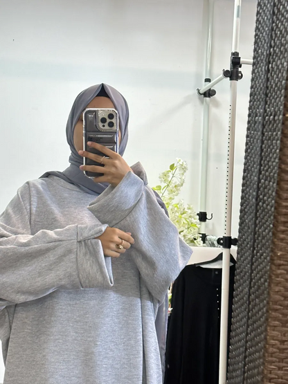Winter Loose Style Free Abaya
